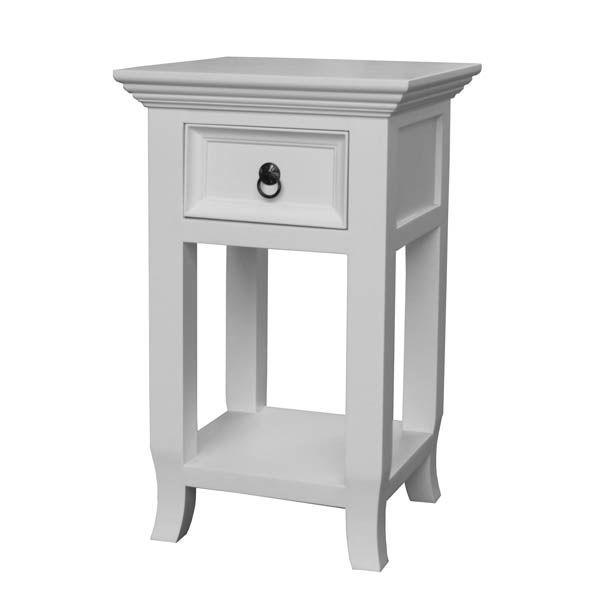 white bedside